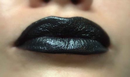 Woman With Black Lipstick