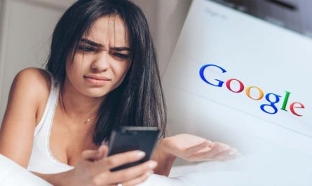 Woman Searching on Google